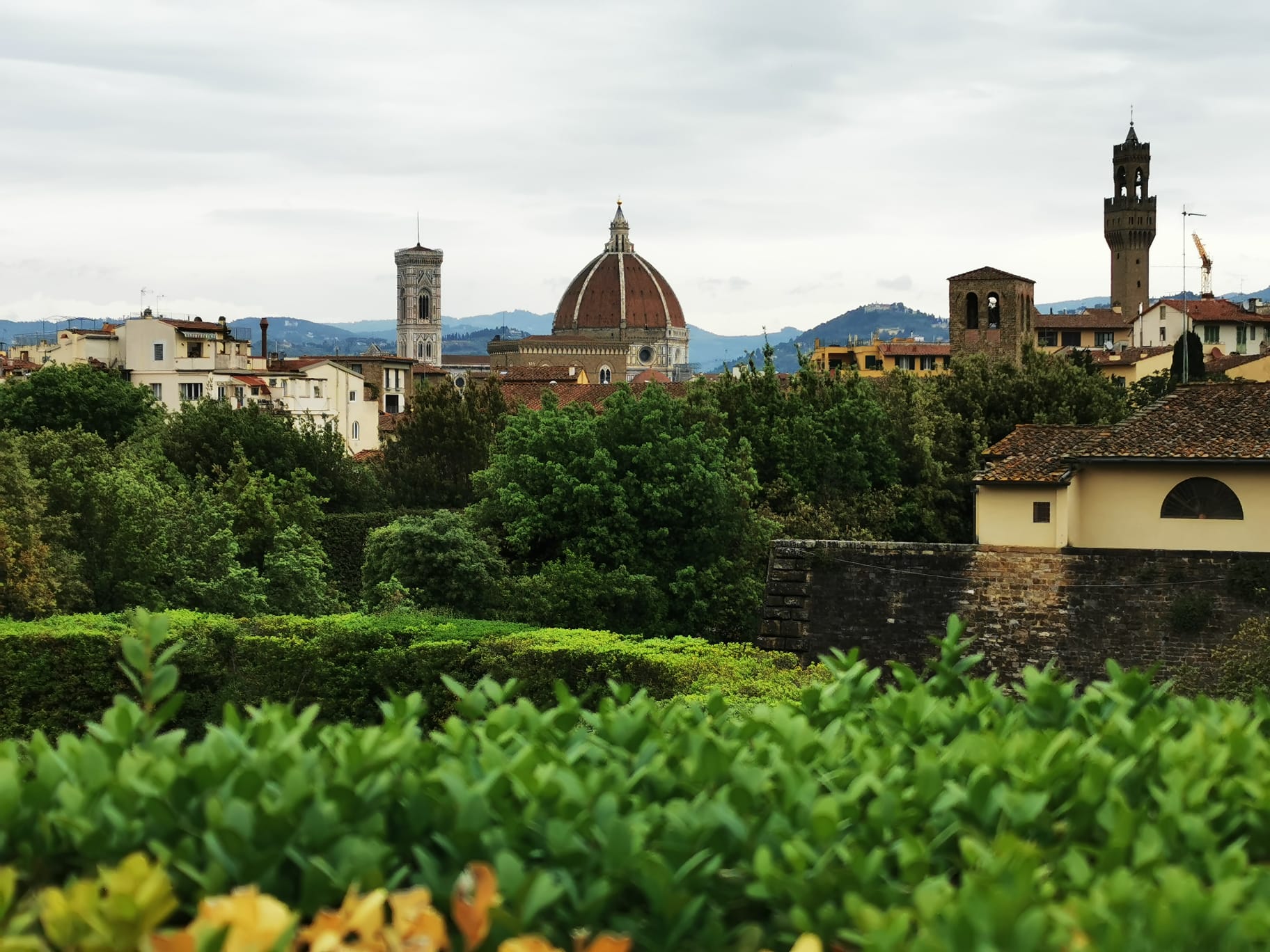 La vista di Firenze dai Giardini di Boboli